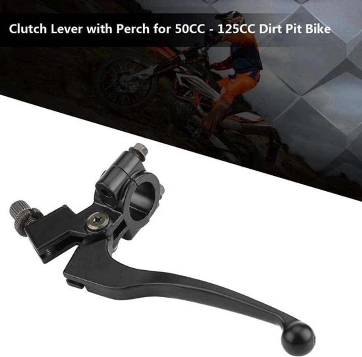 Opvouwbare Rem Koppeling Hefboom met Perch voor 50CC - 125CC Dirt Pit Bike Accessoires thumbnail 3