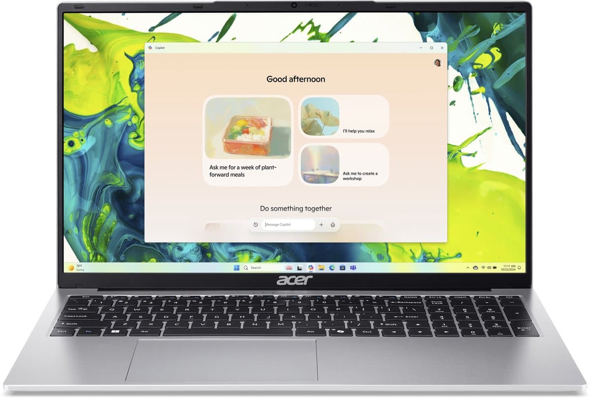 Aspire AL17-52P-51PE - Laptop - 17 inch - Core Ultra 5 - 16GB - 512GB SSD - Zilver