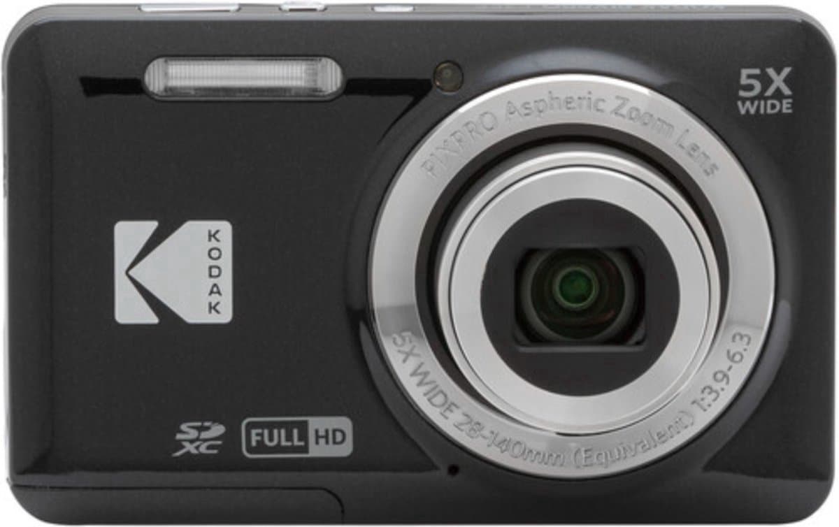 Kodak Pixpro FZ55 - Compactcamera - Zwart - + 32GB geheugenkaart - + Tas thumbnail 8