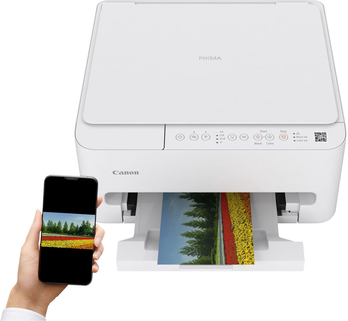 Canon PIXMA TS4150i - Compacte All-in-One Inkjetprinter Wi-Fi thumbnail 4