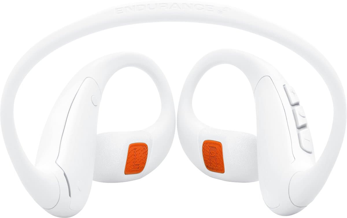 JBL Endurance Pace - Draadloze Open Ear Oortjes met Nekband - Sport Oordopjes - Bluetooth - Hardlopen - 10 uur - IP68 - Wit thumbnail 2