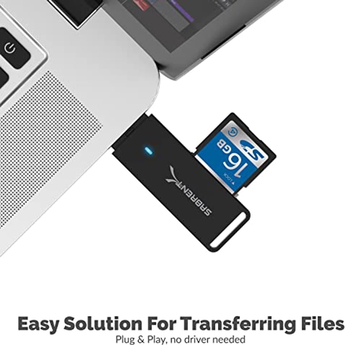 USB 3.0 Micro SD en SD Kaartlezer voor Snelle Gegevensoverdracht thumbnail 6
