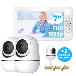 Productfoto van Zevio XL Elite babyfoon met 2 camera's en 7 inch scherm
