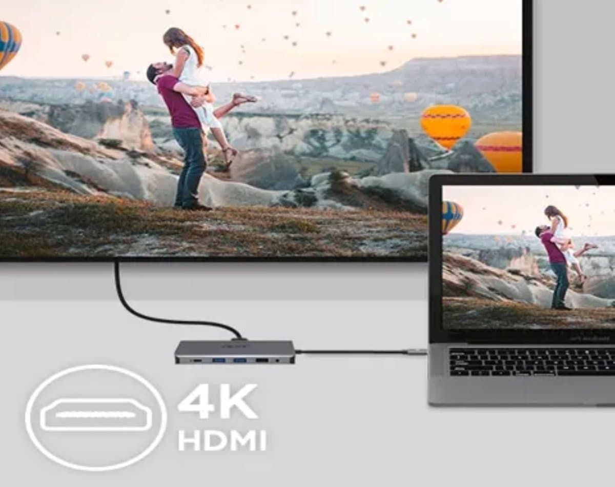 Acer 12-in-1 – Docking Station – Laptop – USB-C – 4K HDMI – Plug & Play - Zwart thumbnail 7