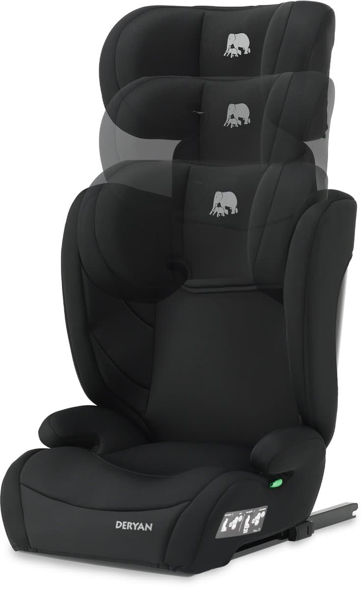 Deryan Charlie Luxe Autostoel i-Size - Isofix - 100 tot 150 cm - Zwart thumbnail 2