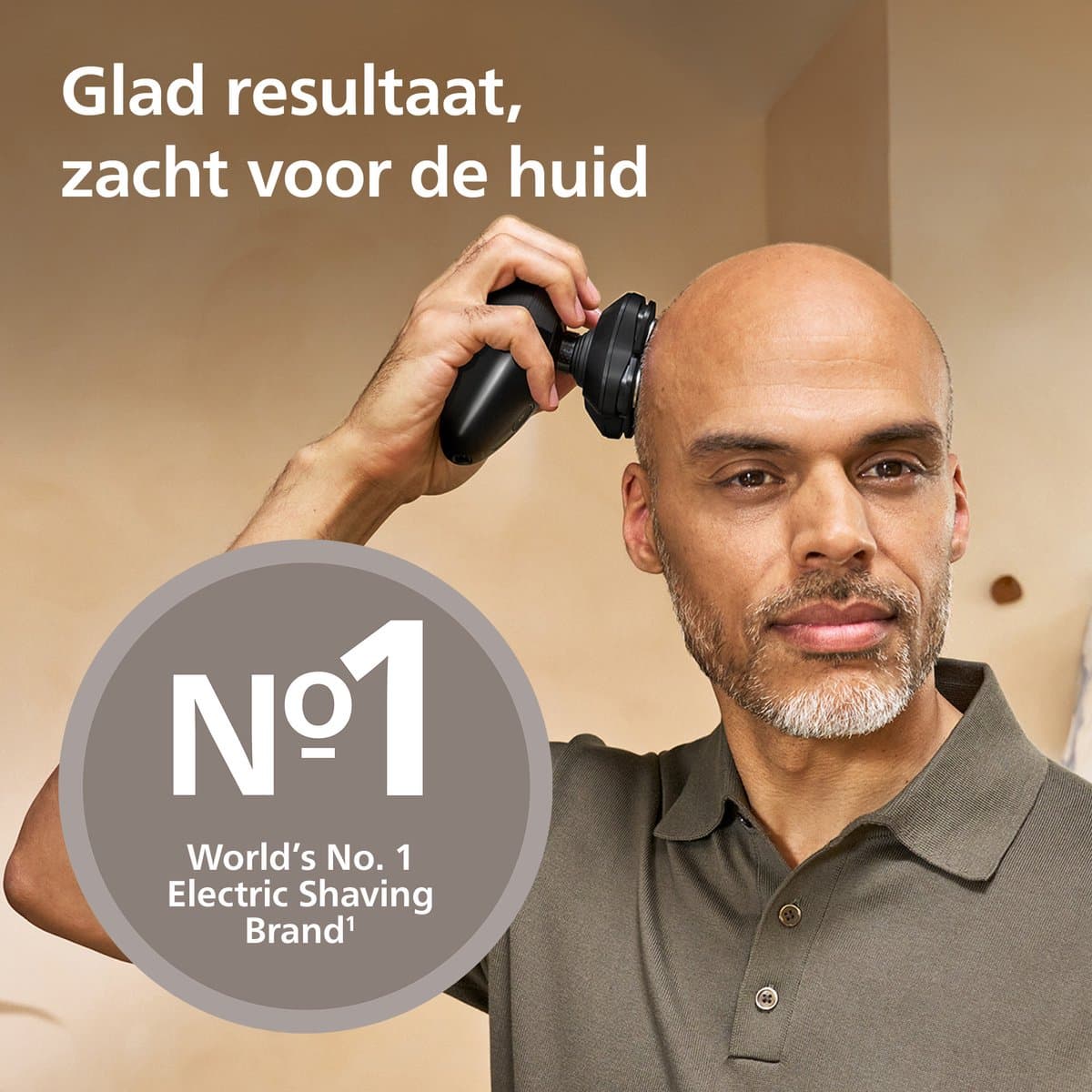Philips Series 5000 Headshaver - Scheerapparaat mannen hoofd - Wet&Dry - Flexibele scheerkop - Zwart - HS5980/15 thumbnail 4