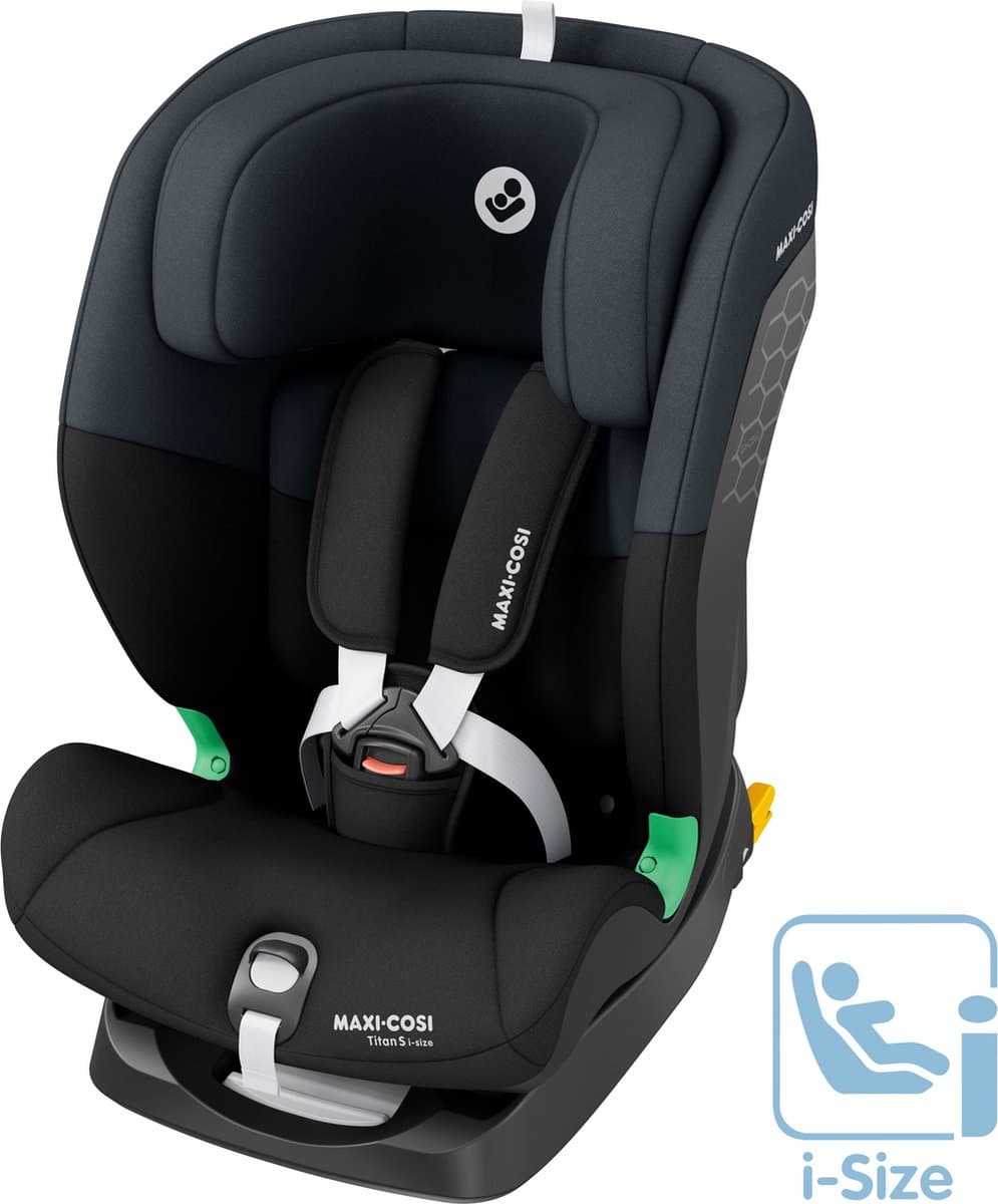 Maxi-Cosi Titan S i-Size - Autostoeltje - Tonal Black - Vanaf 15 maanden tot 12 jaar oud thumbnail 2