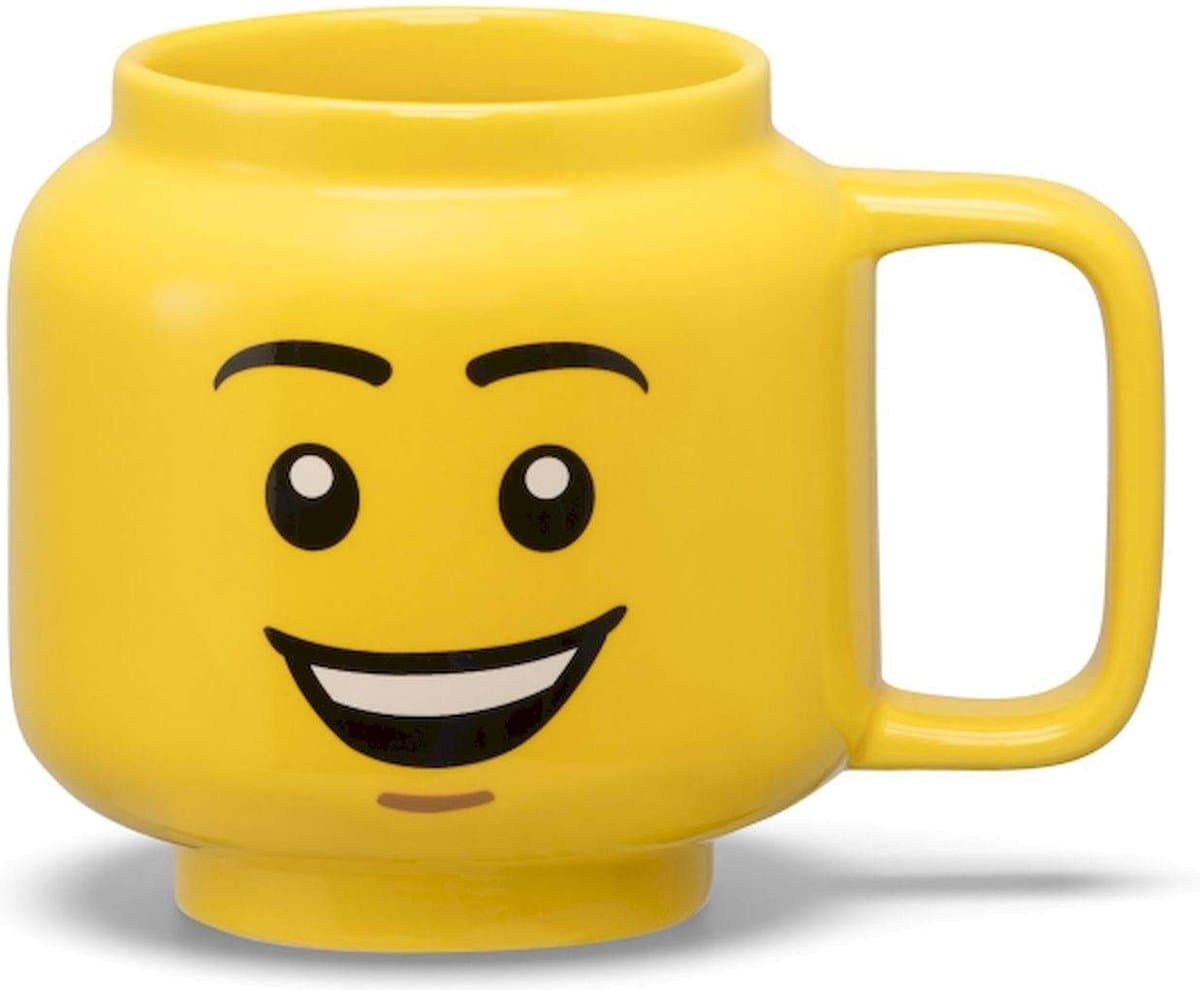 Room Copenhagen LEGO keramische mok - Vrolijke jongen, 255 ml