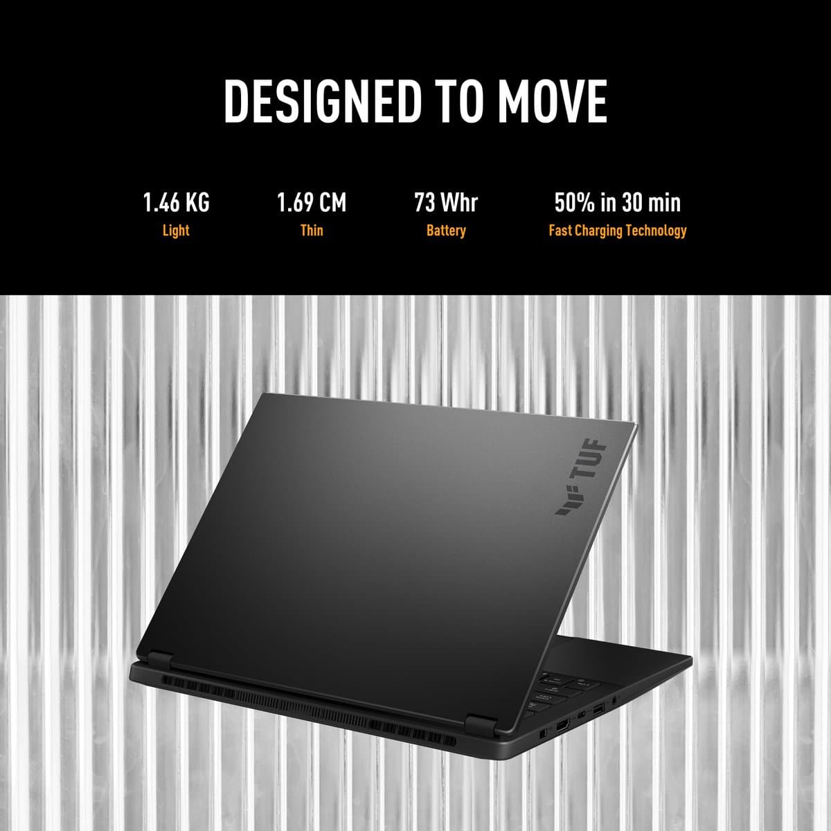 ASUS TUF Gaming A14 FA401KM-RG003W - Gaming Laptop - Ryzen AI 7 - RTX 5060 - 16 GB/1000 GB - 14 inch - RTX 5060 - 165 Hz thumbnail 2