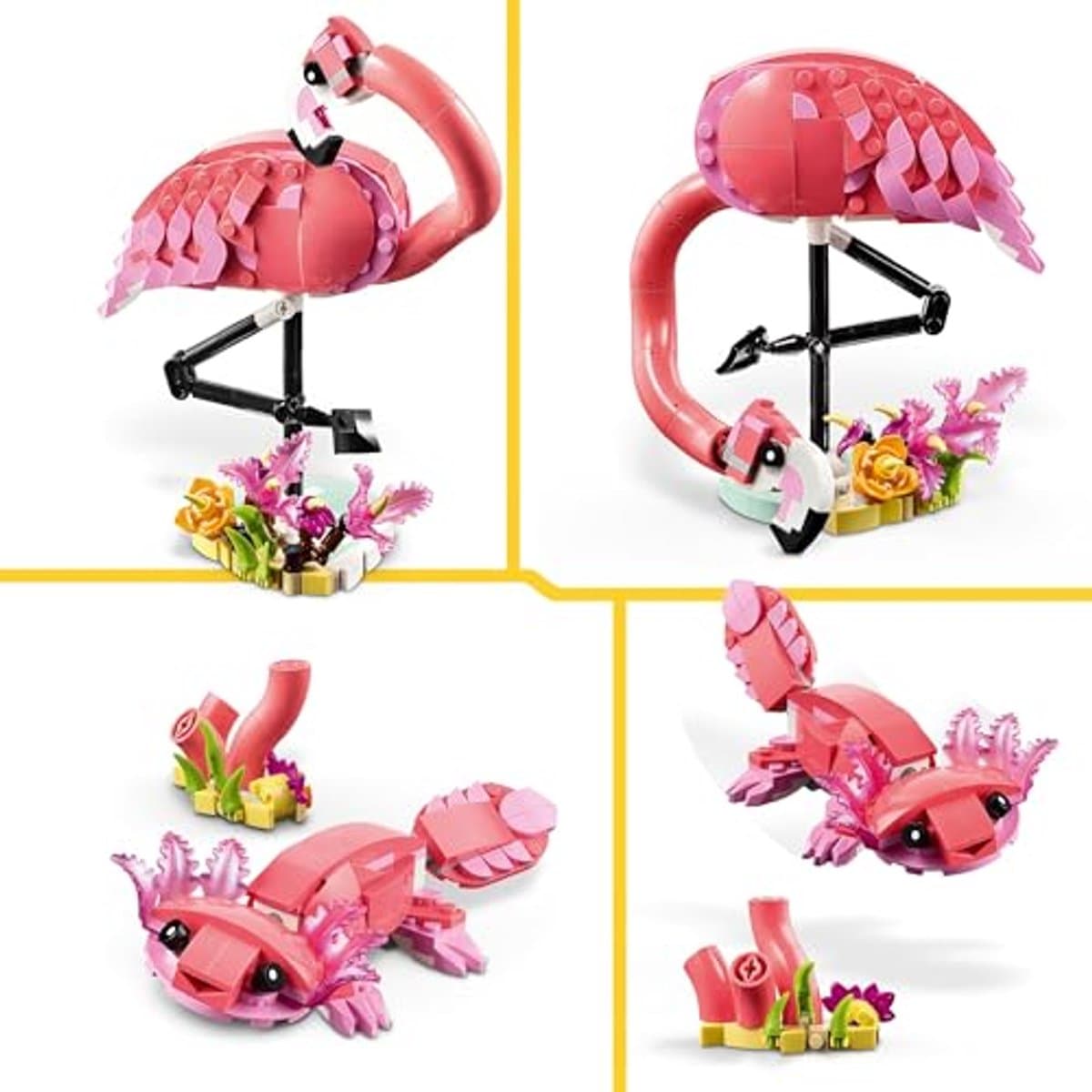 LEGO Creator 3-in-1 flamingo: 3 bouwmodellen in één set thumbnail 4