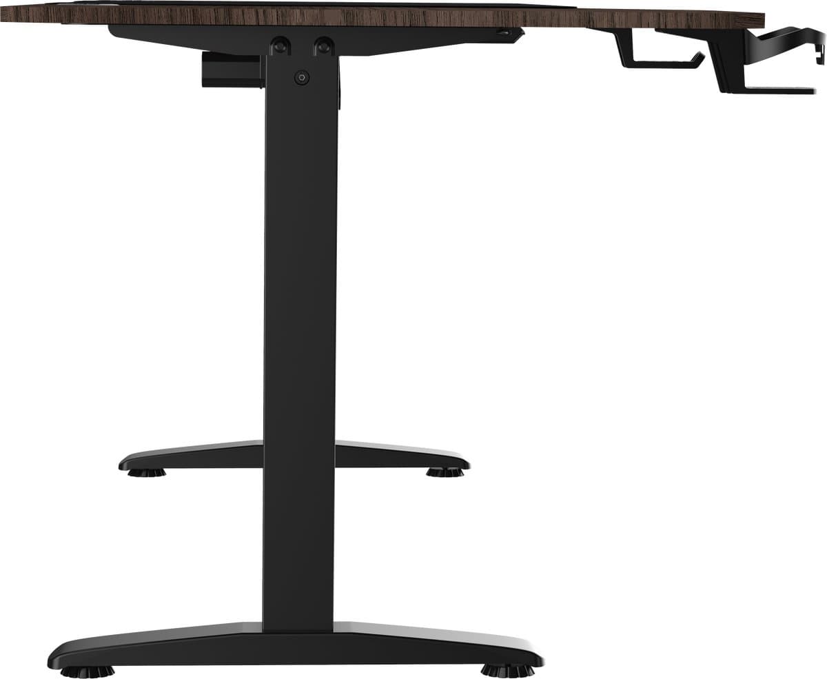 VDD Gaming - Bureau - Game Desk - Zit Sta Bureau - Elektrisch in Hoogte Verstelbaar - Zit-sta Bureau - Game Bureau - Gaming Desk - Computer Tafel - 160 x 75 cm - Bruin - Maximale hoogte 120 cm thumbnail 5