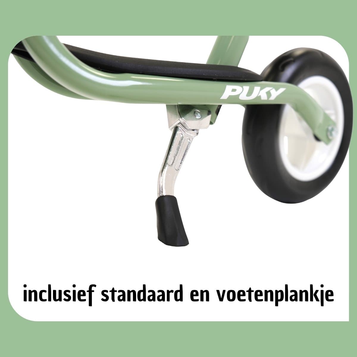 Puky Metalen Loopfiets Starter Retro Groen Limited Edition vanaf 2 Jaar - Retro Groene Loop Fiets - Verstelbaar Zadel 30 tot 39 cm - Voor Jongens en Meisjes - Compact en Veilig - Lage Instap met Voetenplank thumbnail 7