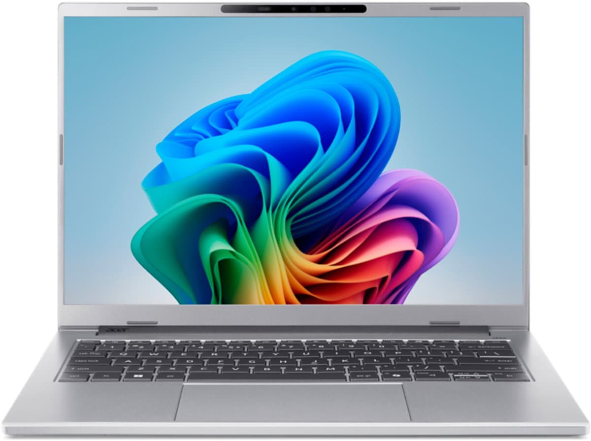 Aspire 14 AI A14-53M-50K5 - CoPilot+ PC - Laptop - 14 inch 120Hz - Core Ultra 5 - 16GB - 512GB SSD - Verlicht toetsenbord - Zilver - afbeelding 1
