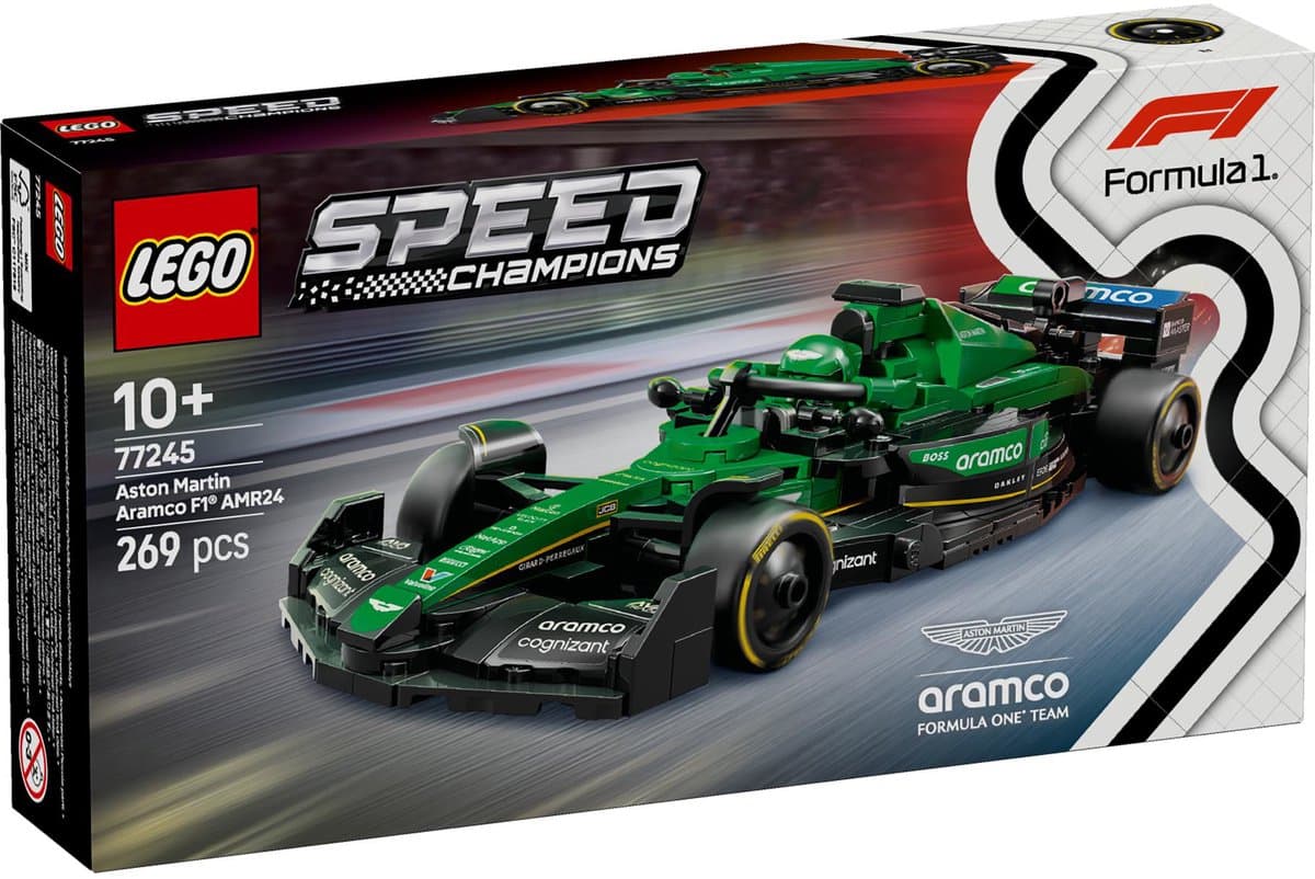 LEGO Speed Champions Aston Martin F1 AMR24: F1-bouwset met minifiguur