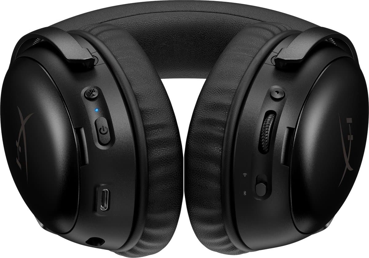 HyperX Cloud III S Wireless - Gaming Headset - Draadloos - Bluetooth & 2.4GHz - Spatial Audio - 120uur Batterij - PC/PS5/Switch2/Mobiel/Steamdeck - Zwart thumbnail 6