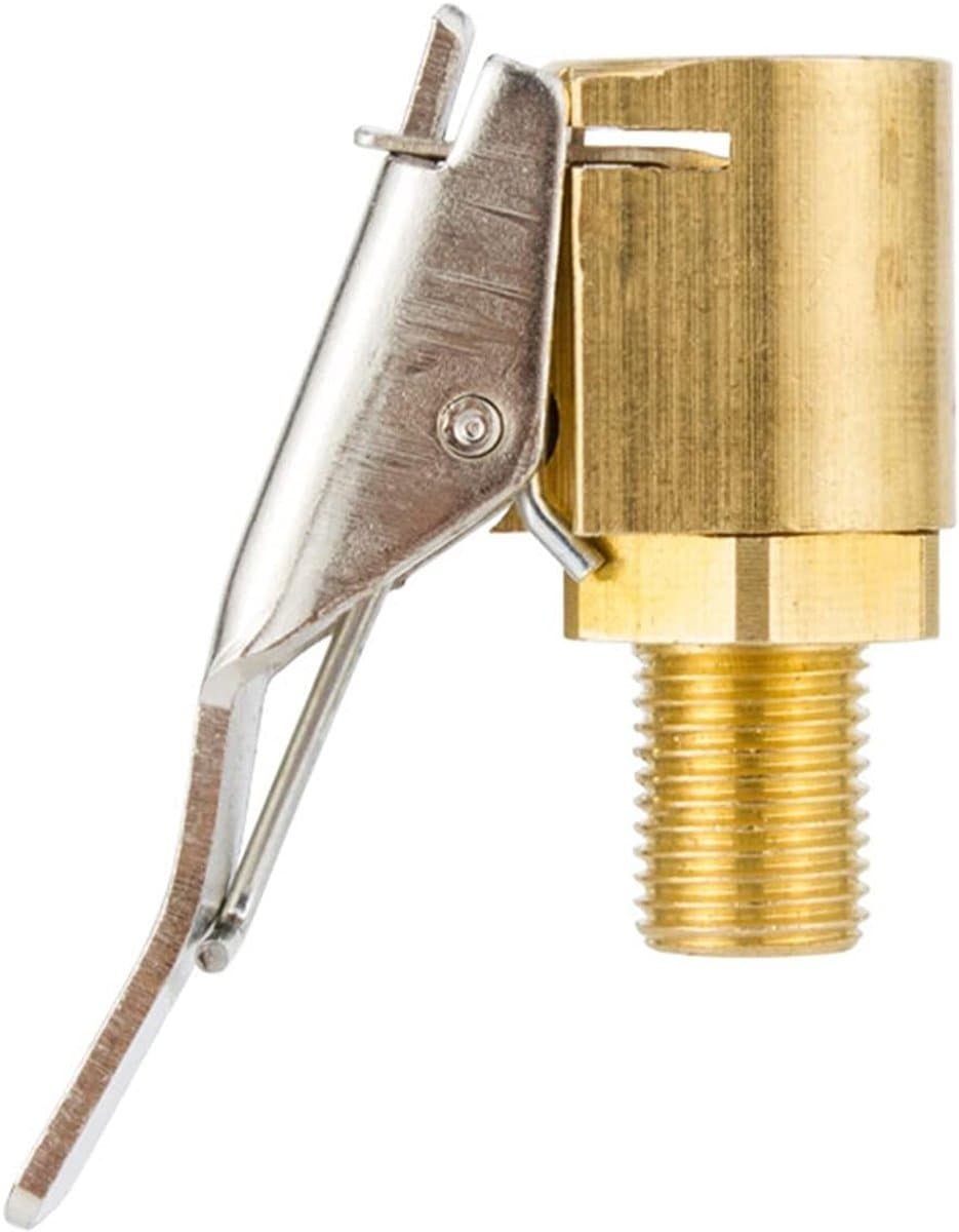 Ventiel Clip-Autoband Ventiel Pomp - Auto Messing - 8 mm - Band Oppompen - Connector - Auto Accessoire-1 stuks messing bandenventiel luchtpompclip, luchtklem bandenpomp compressor pomp verbinding vergrendelbare bandenpomp luchtklem adapter, universe thumbnail 2