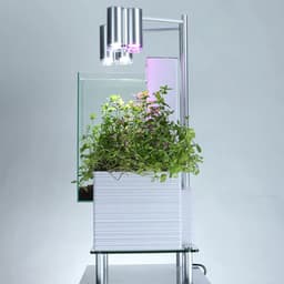Productfoto van Aquarium Design Brio 35, 36 liter met wit meubel