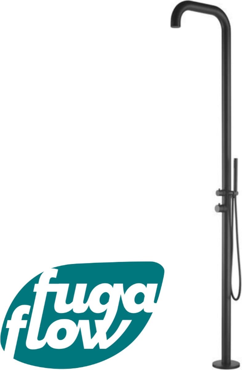FugaFlow Trofa buitendouche – Tuindouche – RVS 316 – Mat zwart thumbnail 7