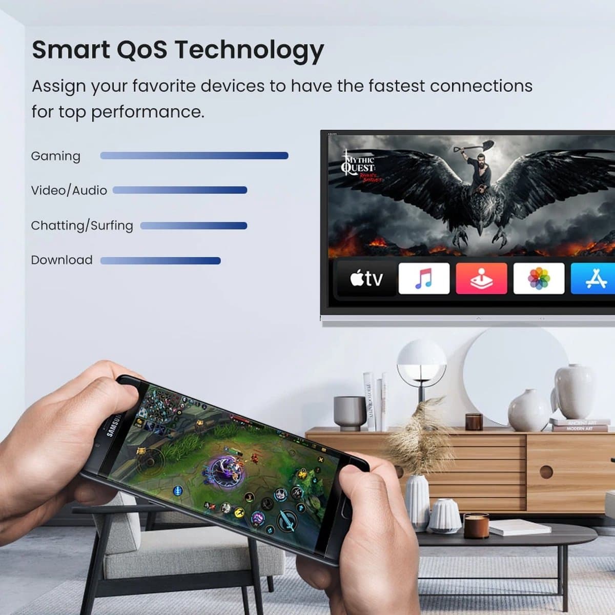 DrPhone NOVA2 Mesh WiFi 6 Router + 2 Satellieten AC2100 thumbnail 2