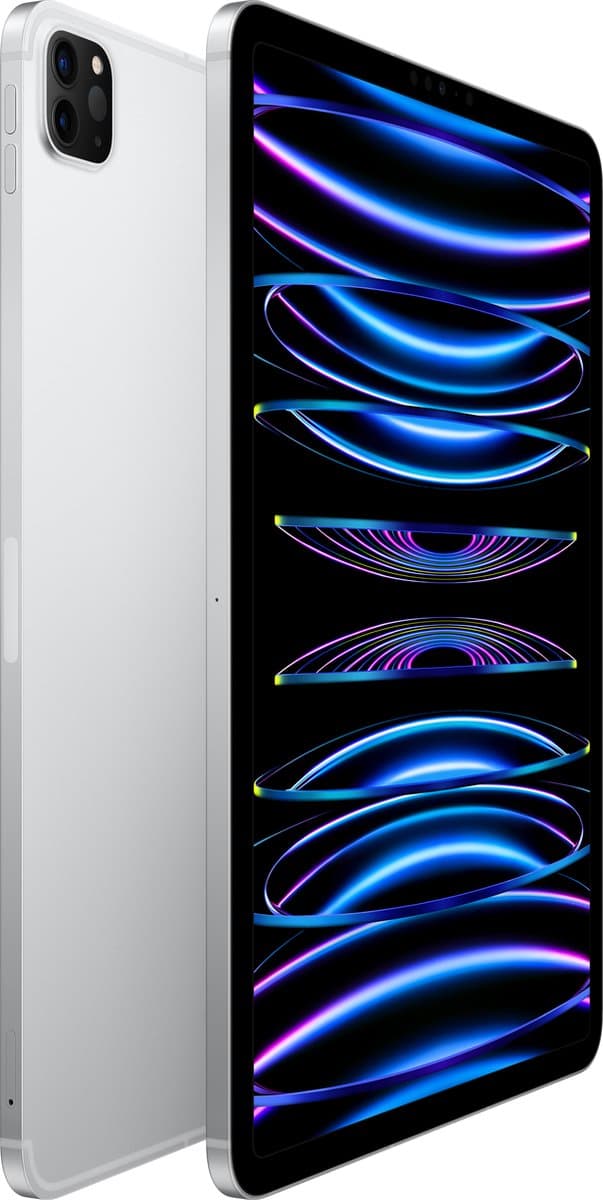 Apple iPad Pro (2022) - 11 inch - WiFi + 5G - 512GB - Zilver - 6e generatie thumbnail 4