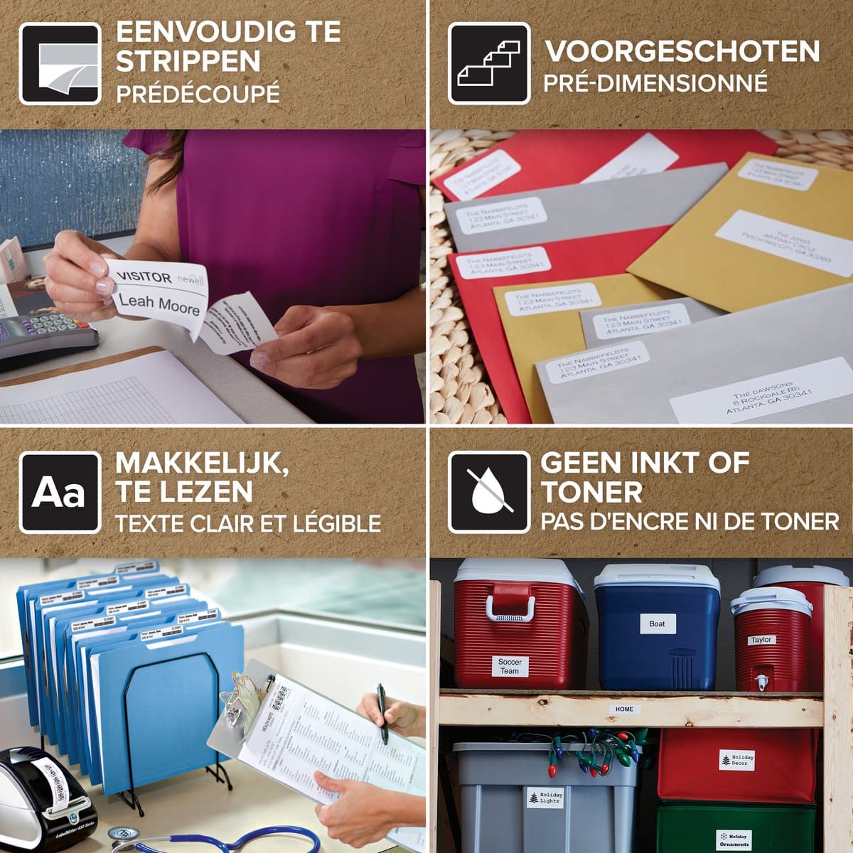 DYMO LabelWriter Labels 13x25mm - 1000 etiketten zonder inkt thumbnail 3