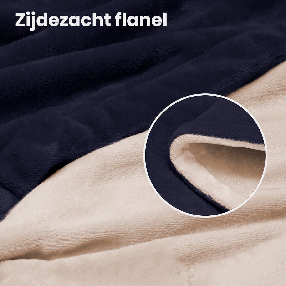 Auronic Elektrische Deken - 160 x 120 cm - 1 Persoons Warmtedeken - 3 Warmtestanden met Timer - Verwarmingsdeken - Nachtblauw thumbnail 6