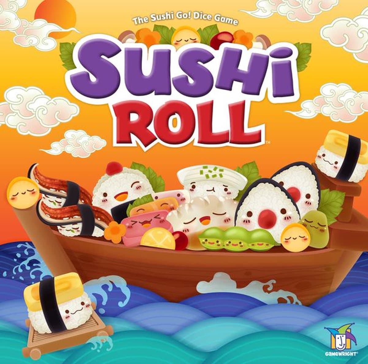 White Goblin Games Sushi Roll Dobbelspel - Setcollectie met dobbelstenen thumbnail 2