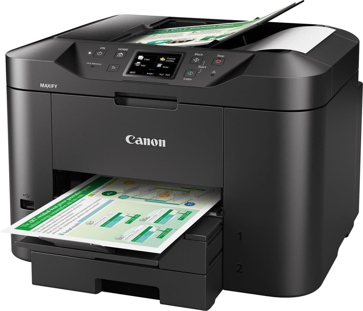 Multifunction Printer Canon MAXIFY MB2750 WiFi Black thumbnail 2