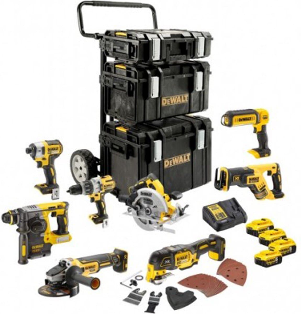 DeWALT DCK853P4 Accu Combiset 18V 5.0Ah XR Li-ion in ToughSystem thumbnail 2