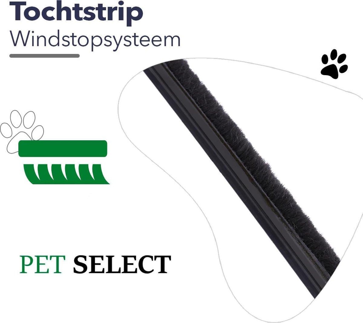 Kattenluik Wit met Tunnel – 4 Vergrendelingsstanden – Weerbestendig - Maat L thumbnail 4