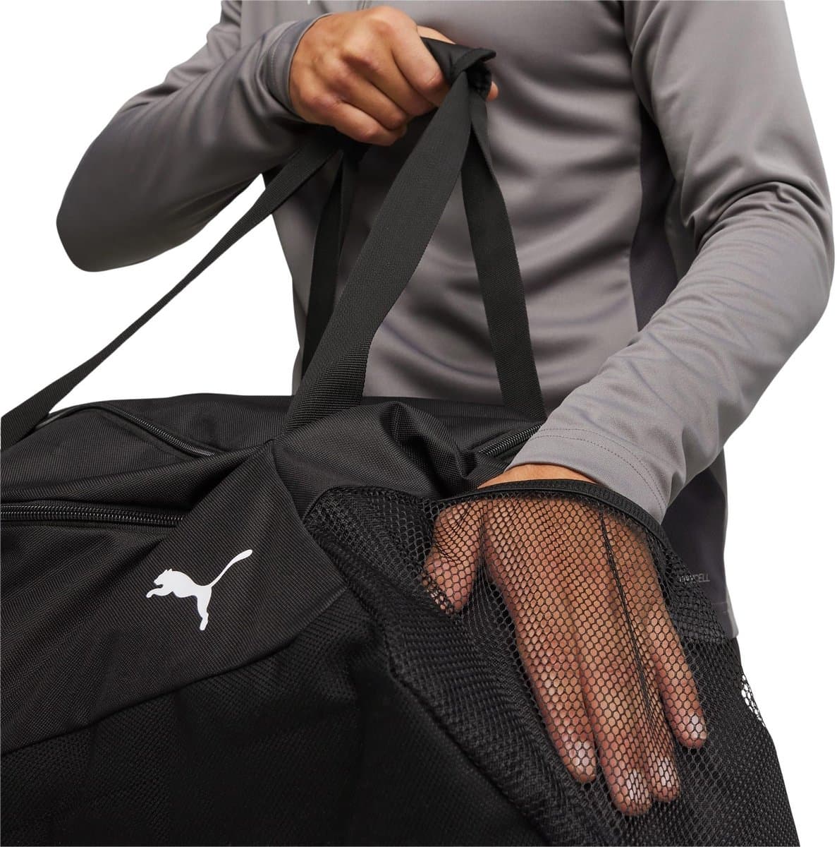 PUMA teamGOAL Teambag M Unisex sporttas - Puma Black thumbnail 8
