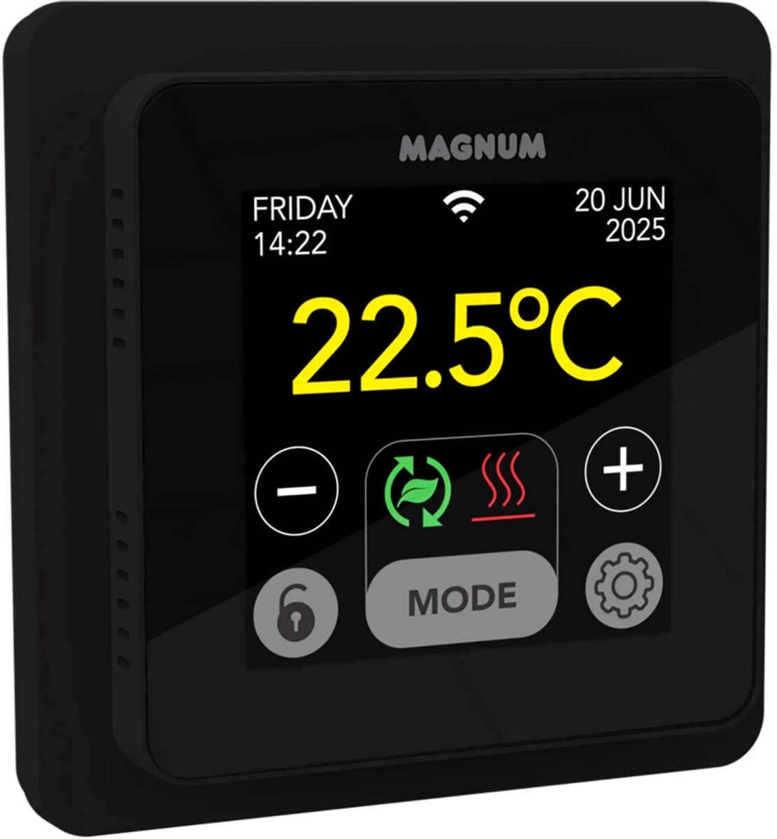 MAGNUM MRC² WiFi-klokthermostaat | RAL 9011 (Grafietzwart) thumbnail 5