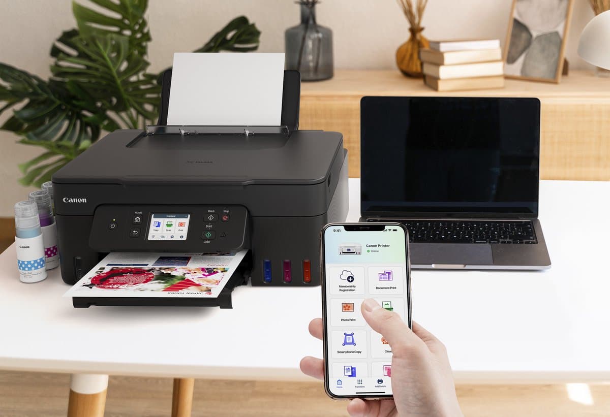 Canon Pixma MegaTank G3590 All-in-One printer - WiFi - Dubbelzijdig thumbnail 3