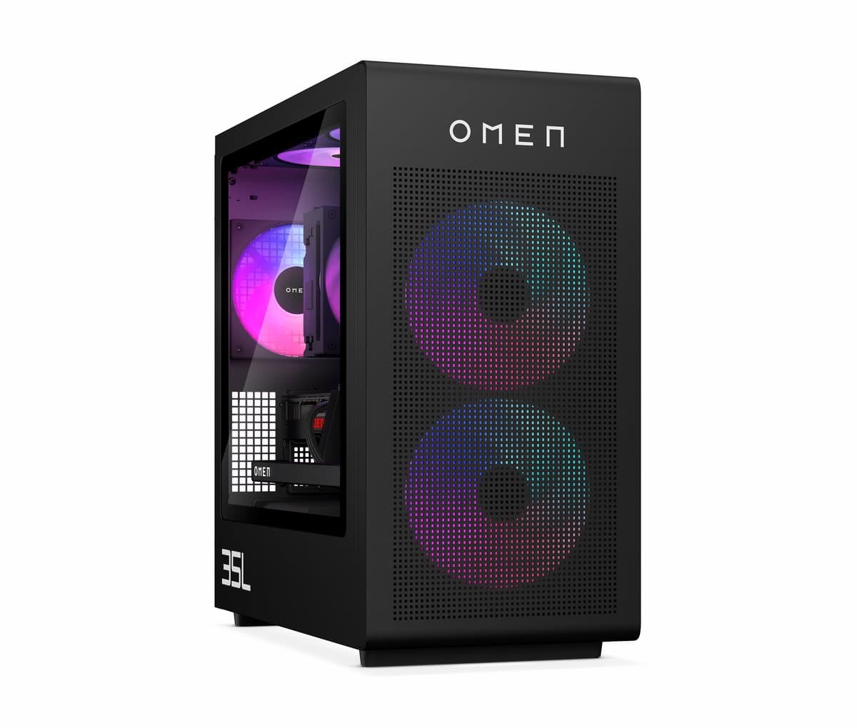 HP OMEN 35L GT16-1773nd - Gaming PC - AMD Ryzen™ 7 7800X3D - 32 GB DDR5-SDRAM - NVIDIA GeForce RTX 5070 - Windows 11 Home thumbnail 3