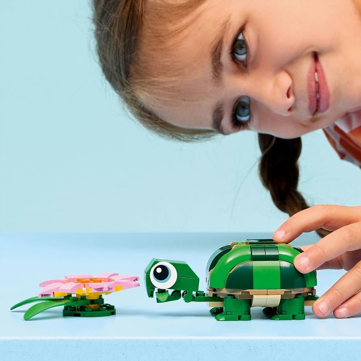 LEGO Creator Schildpad met waterlelie - constructiespeelgoed thumbnail 6