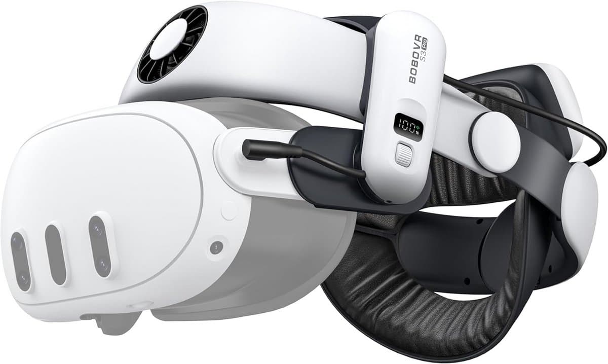 VR-accessoires met comfortabele strap en krachtige batterij voor Meta Quest 3