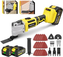 Productfoto van MellWin Accu Multitool - 2x Accu's & 22x Accessoires
