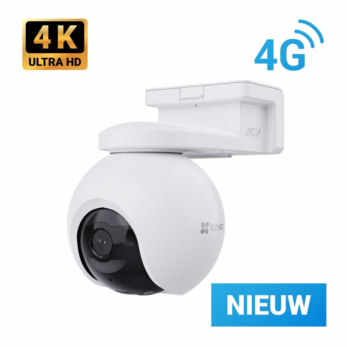 EZVIZ EB8 Pro 4G – 4K camera met 360° zicht en dual connectiviteit