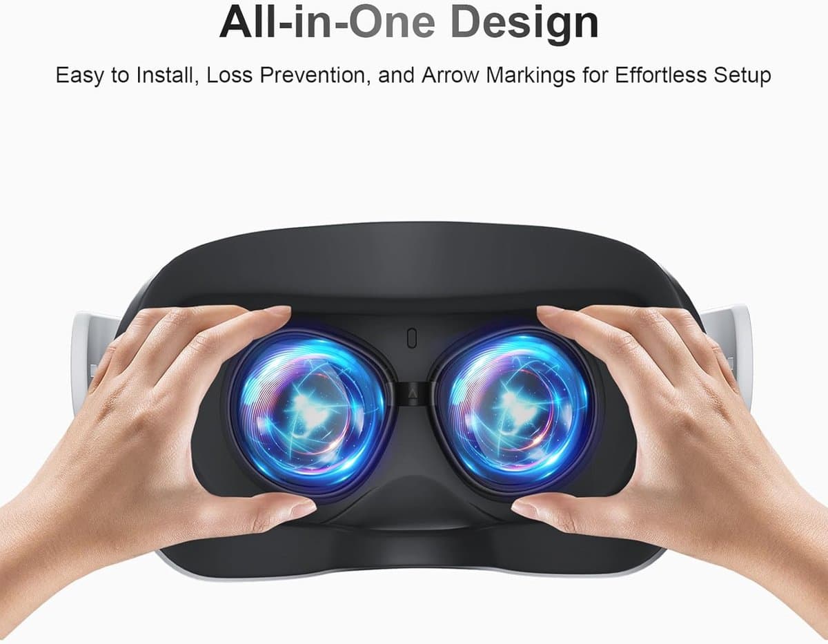Lensbeschermer voor Oculus/Meta Quest 2 - Antikras VR-accessoire voor brillendragers thumbnail 7