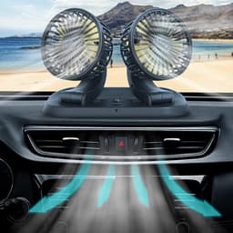 Productfoto van Krachtige USB Mini Ventilator - 360° Draaibaar & 2 Snelheden