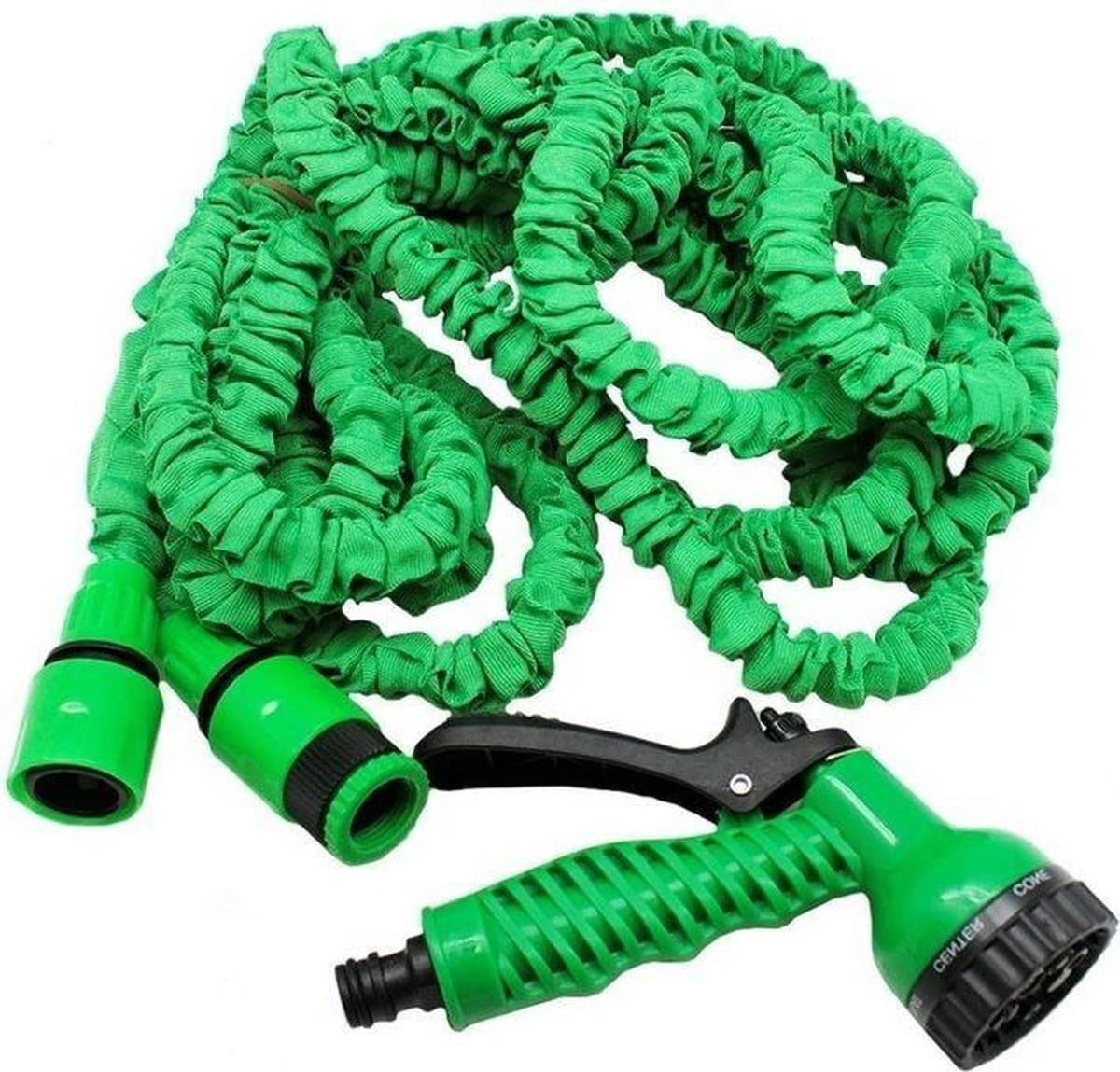 Flexibele Tuinslang – 30 Meter – Uitrekbaar – 7 Sproei Functies - Magische Tuinslag – Elastisch - Lichtgewicht – Uitzetbaar - Tuin Bewatering - Groen – Water Hose thumbnail 8