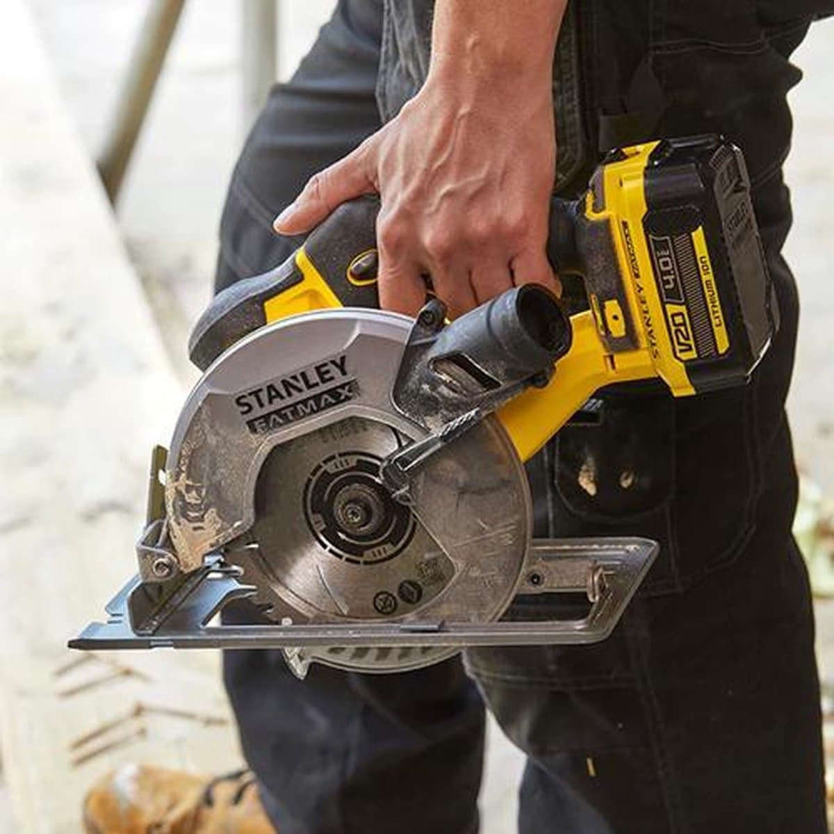 STANLEY FATMAX V20 18V Cirkelzaag 165mm - Accu thumbnail 7