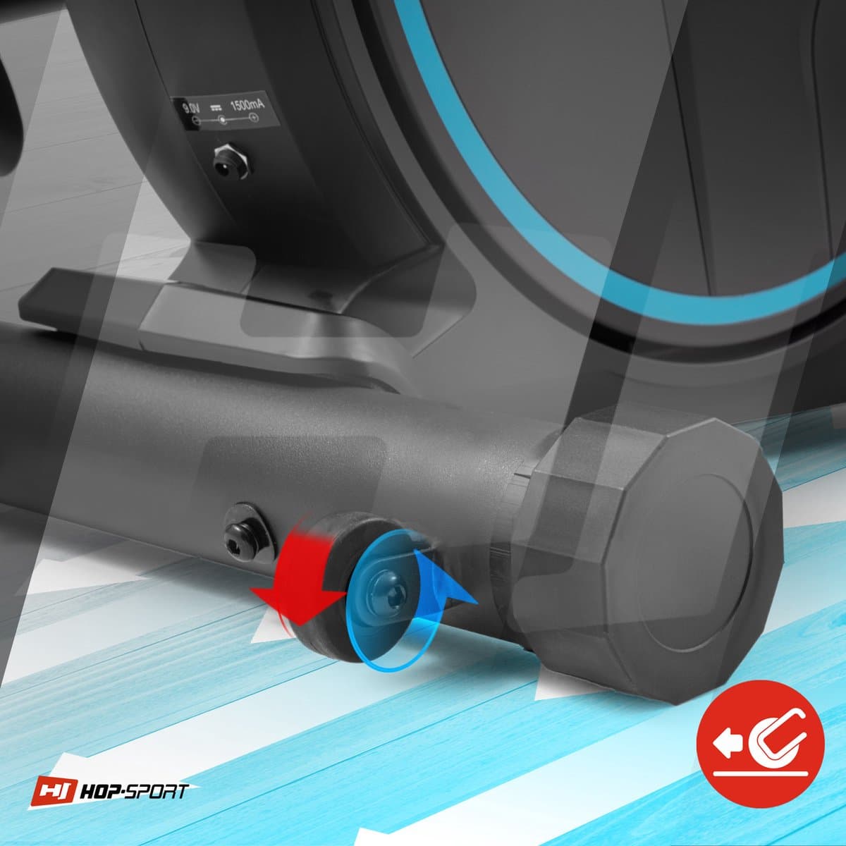 Hop-Sport HS-160CF Stage – Crosstrainer – 24 kg Vliegwiel – Magnetisch Weerstandssysteem – 12 Trainingsprogramma’s thumbnail 2