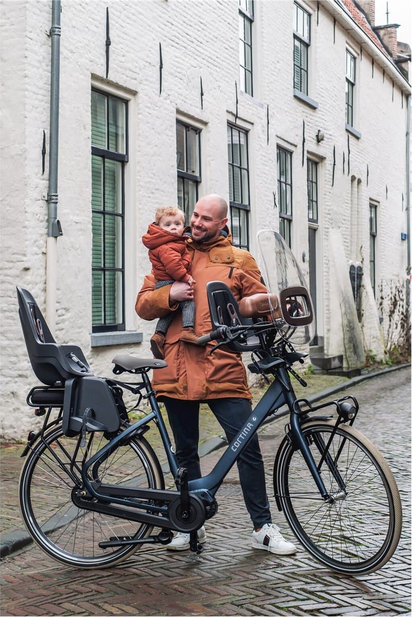 Bobike One Maxi E-BD/bagagedragermontage - ECO - duurzaam fietsstoeltje - kinderzitje - achterzitje - fietszitje - voor achterdrager van een fiets of e-bike thumbnail 6