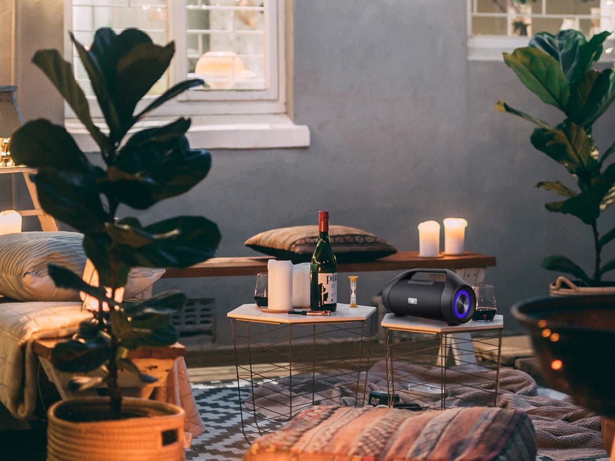 Caliber Elegance Bluetooth Speaker: 100W, LED, draagbaar thumbnail 6
