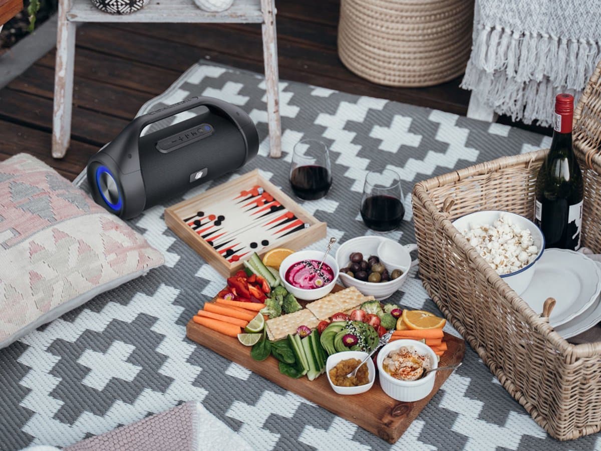 Caliber Elegance Bluetooth Speaker: 100W, LED, draagbaar thumbnail 5