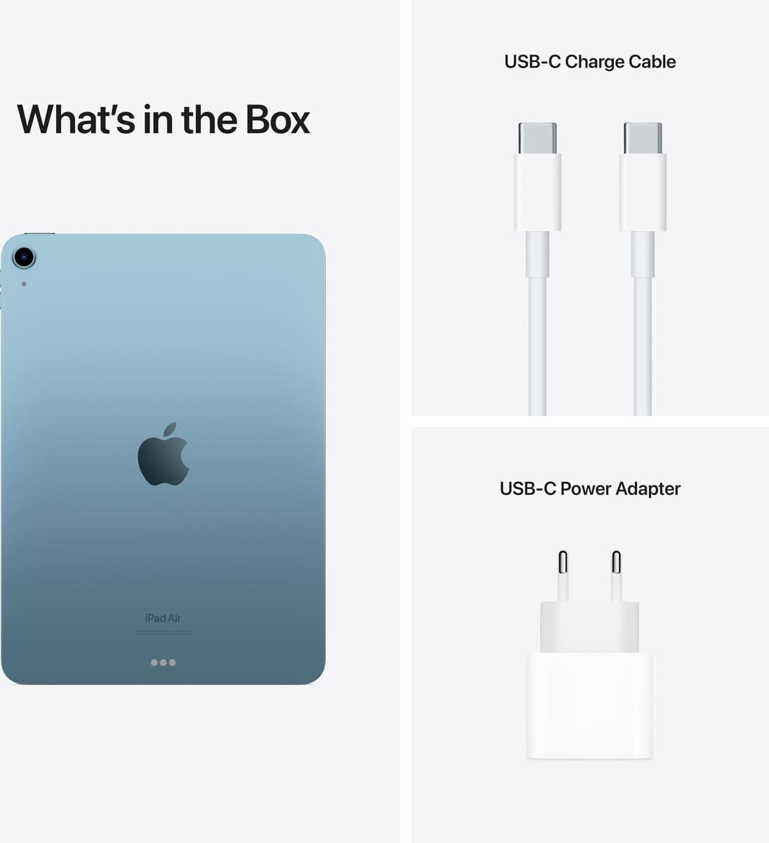 Apple iPad Air (2022) - 10.9 inch - WiFi - 256GB - Blauw - 5e generatie thumbnail 6