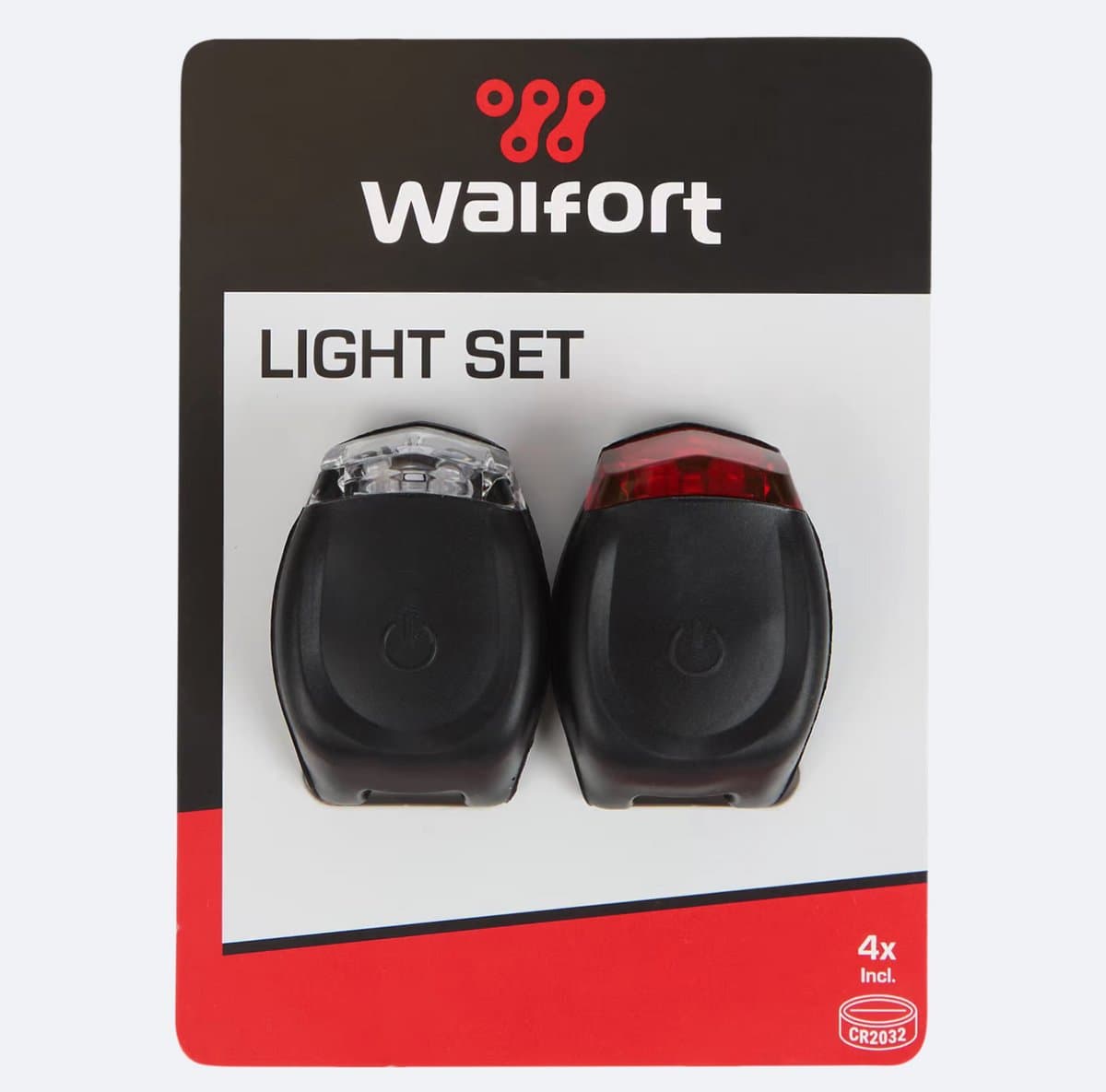 Walfort Fietslamp Set - LED voorlicht en achterlicht met bevestiging thumbnail 2