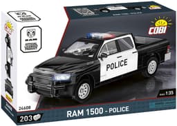 Productfoto van COBI RAM 1500 Police: 205-delige politiepickup in schaal 1:35