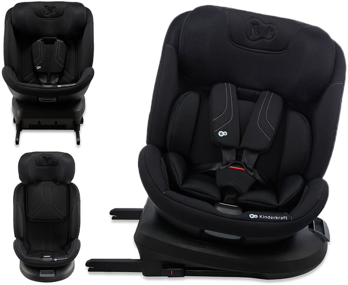 Kinderkraft XPEDITION 3 i-Size Autostoel – 40-150 cm – Met Isofix – Groep 0/1/2 – Zwart